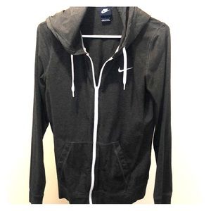Gray Nike Full-zip Hoodie